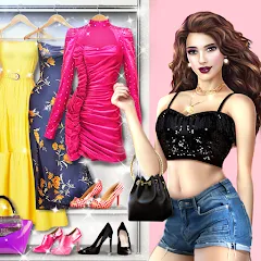 Взломанная Fashion Stylist: Dress Up Game  [МОД Бесконечные монеты] - полная версия apk на Андроид