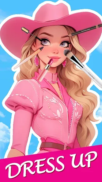 Doll Makeover: dress up games (Долл Мейковер)  [МОД Все открыто] Screenshot 1