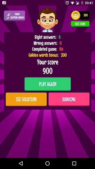 Alphabet Game (Пасапалабра)  [МОД Много монет] Screenshot 3