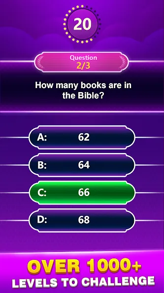 Bible Trivia - Word Quiz Game (Библейская викторина)  [МОД Много денег] Screenshot 2