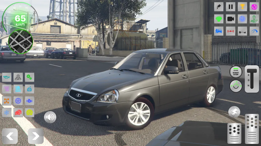 Лада Приора - Дрифт по России  [МОД Бесконечные монеты] Screenshot 1