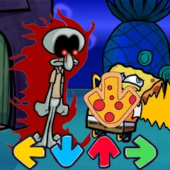 Скачать взломанную Trickward Undersea Beat Battle (Триковый Фанкин Мод против БФ)  [МОД Много монет] - полная версия apk на Андроид