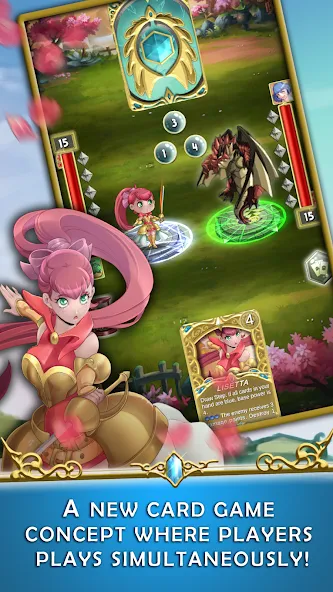 Crystal Soul - TCG Card Battle  [МОД Бесконечные деньги] Screenshot 1