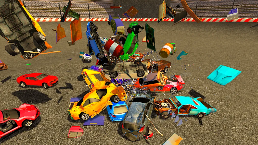 Demolition Derby Mad Car Crash (Дерби Деструкция Симулятор)  [МОД Бесконечные монеты] Screenshot 1