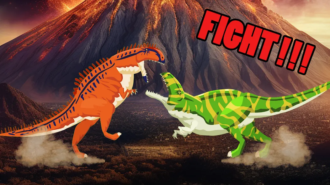 T-Rex Fights More Dinosaurs  [МОД Бесконечные монеты] Screenshot 3