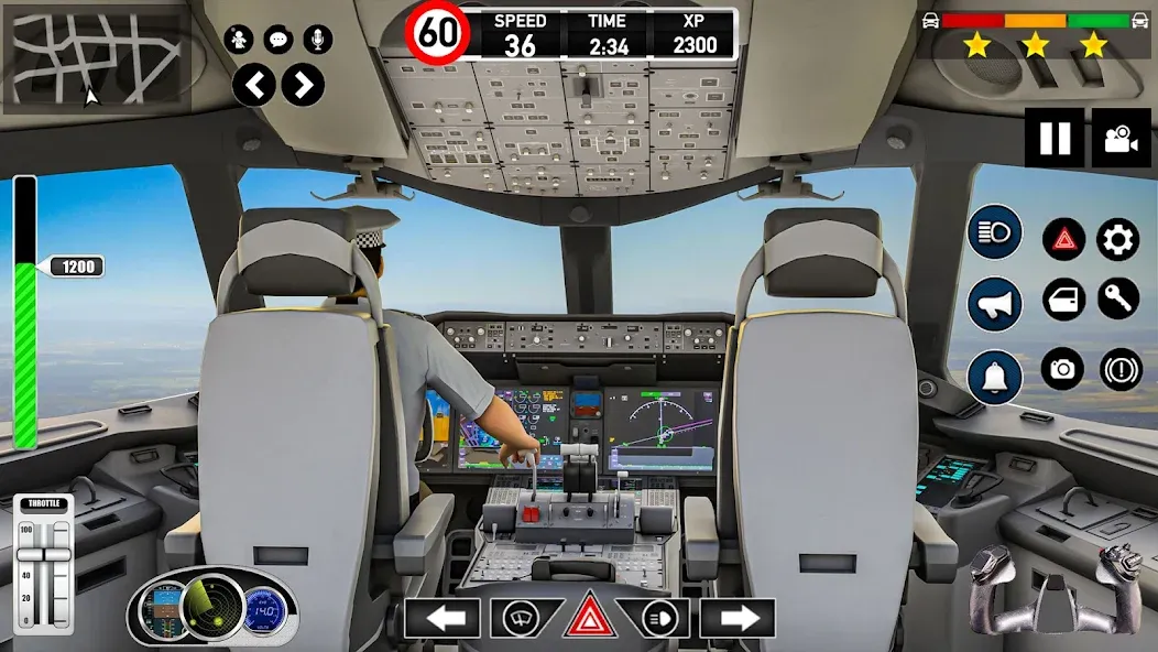 Plane Pilot Flight Simulator (Плейн Пилот Флайт Симулятор)  [МОД Mega Pack] Screenshot 1