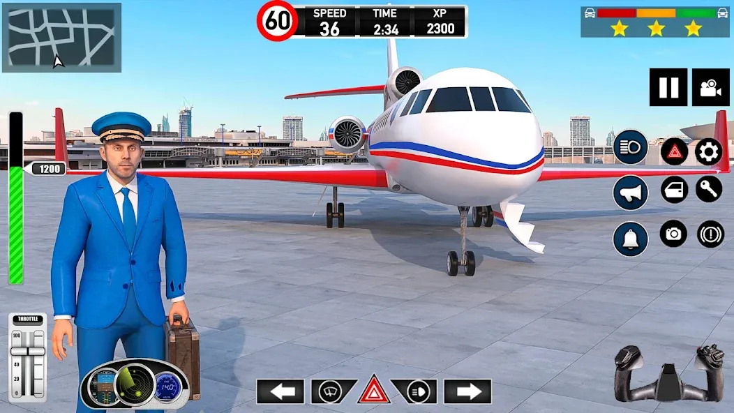 Plane Pilot Flight Simulator (Плейн Пилот Флайт Симулятор)  [МОД Mega Pack] Screenshot 3