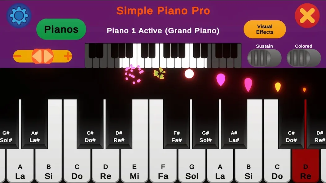 Simple Piano Pro (Симпл Пиано Про)  [МОД Меню] Screenshot 2