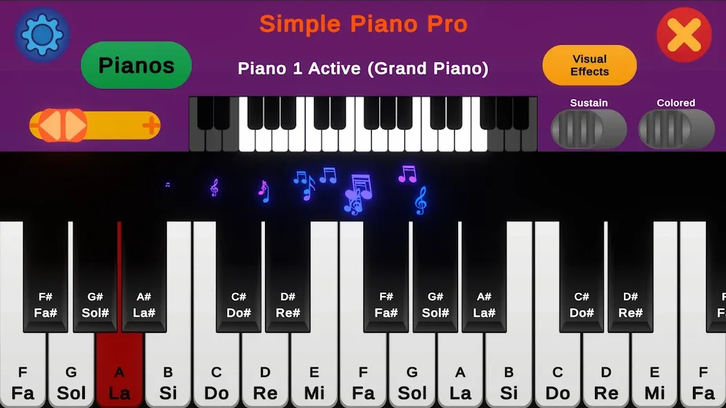 Simple Piano Pro (Симпл Пиано Про)  [МОД Меню] Screenshot 3