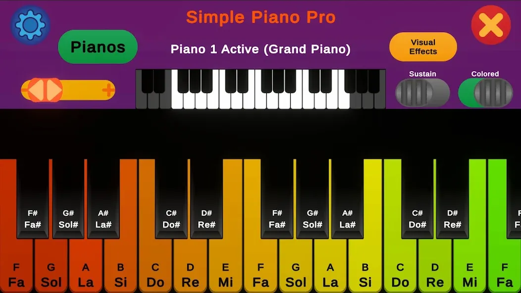 Simple Piano Pro (Симпл Пиано Про)  [МОД Меню] Screenshot 4