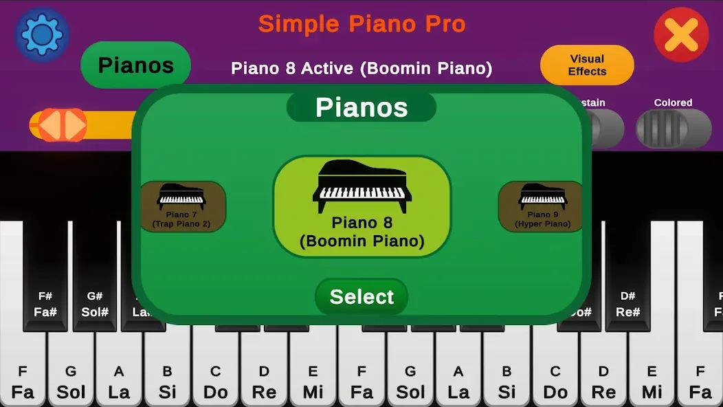 Simple Piano Pro (Симпл Пиано Про)  [МОД Меню] Screenshot 5