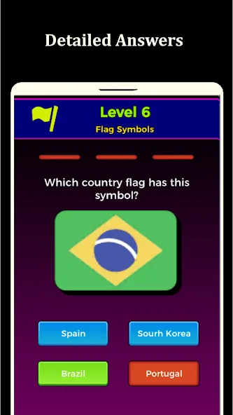 World Flags Quiz Game (Ворлд Флагс Квиз Гейм)  [МОД Menu] Screenshot 4