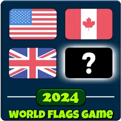 Скачать взлом World Flags Quiz Game (Ворлд Флагс Квиз Гейм)  [МОД Menu] - полная версия apk на Андроид