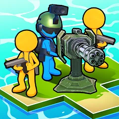 Взломанная Fight For America: Country War (Файт фор Америка)  [МОД Unlocked] - полная версия apk на Андроид