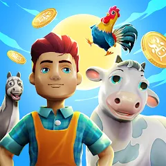 Взлом CropBytes: A Crypto Farm Game (КропБайтс)  [МОД Много монет] - стабильная версия apk на Андроид