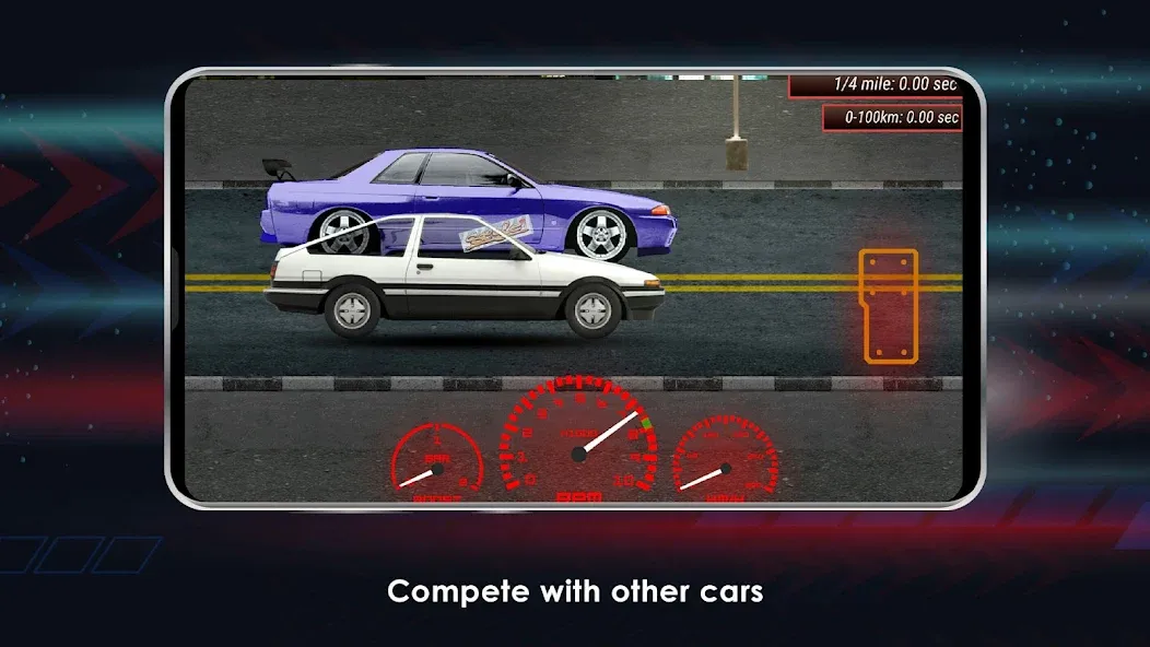 Japan Drag Racing (Драгрейсинг в Японии)  [МОД Меню] Screenshot 3