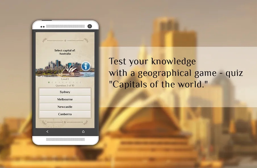 Quiz-Capitals of the world  [МОД Unlocked] Screenshot 2