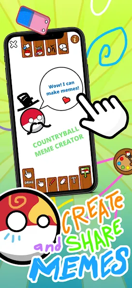 Countryball Potato Mayhem (Кантрибол Потето Мейхем)  [МОД Много денег] Screenshot 4