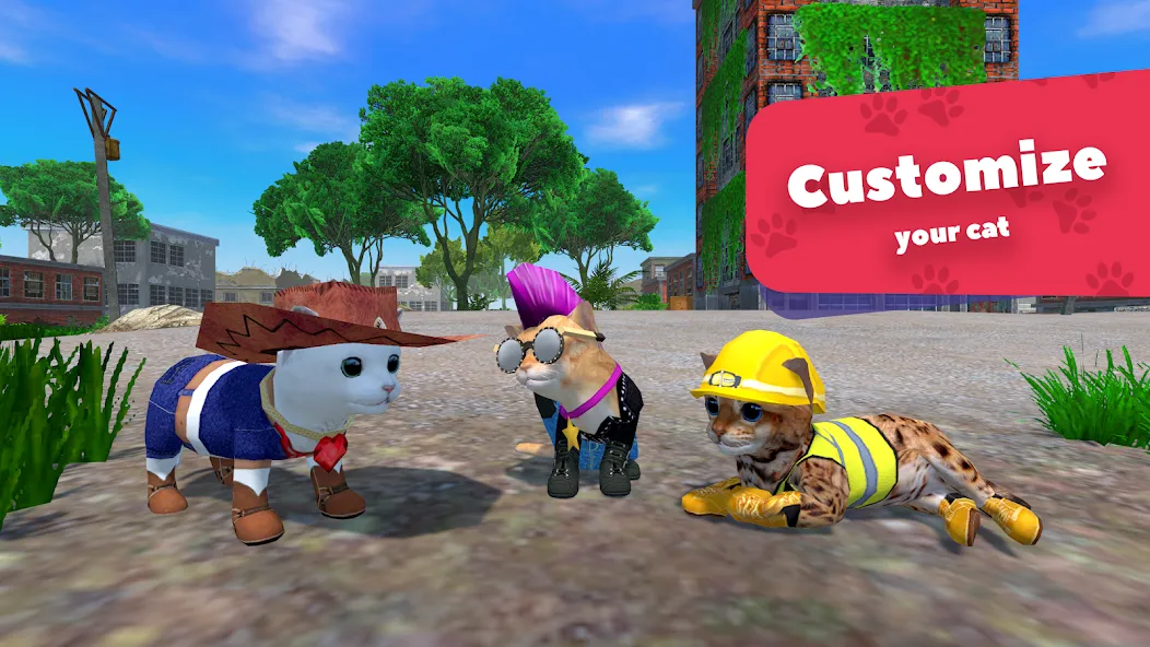 Cat Simulator - Animal Life  [МОД Unlocked] Screenshot 3