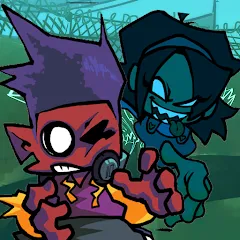 Скачать взломанную Sunday Night Music Battle (Музыкальное сражение)  [МОД Menu] - последняя версия apk на Андроид