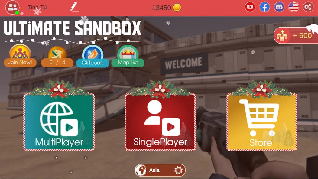 Ultimate Sandbox: Mod Online (Ультимейт Сэндбокс)  [МОД Много денег] Screenshot 1