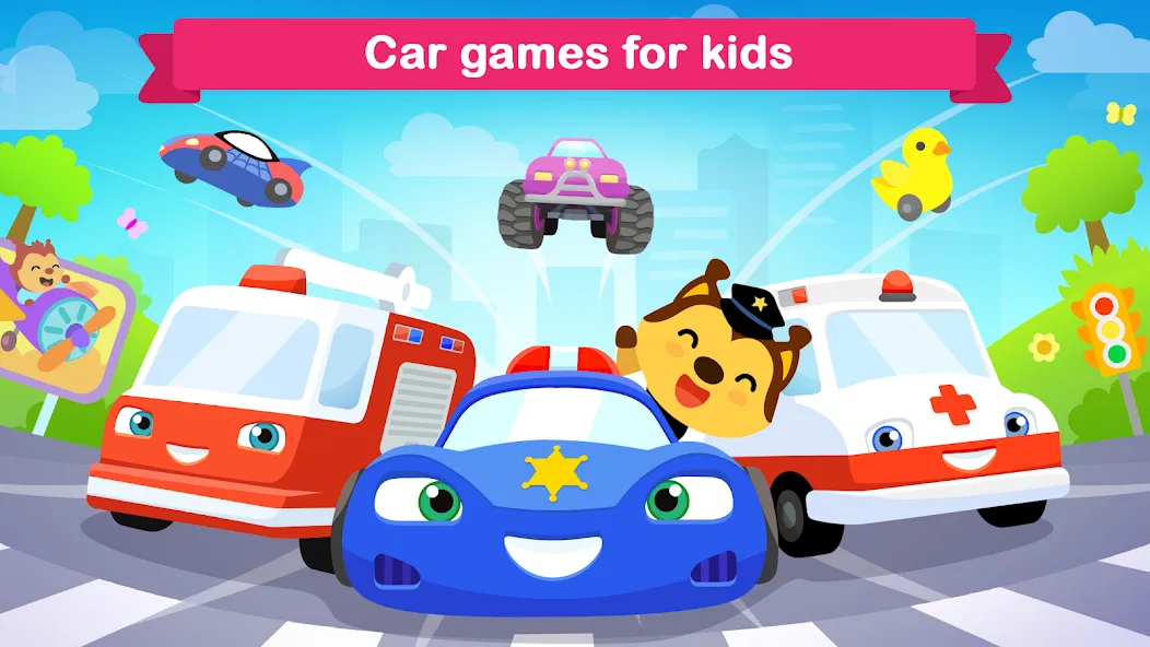 Car games for kids & toddler  [МОД Mega Pack] Screenshot 1