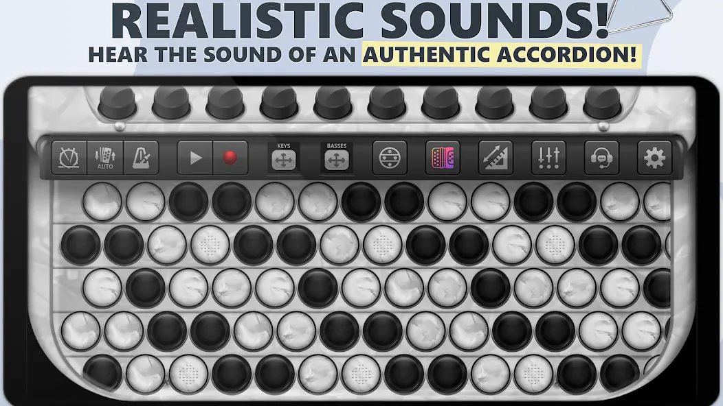 Accordion Chromatic Button (Аккордеон с хроматическими кнопками)  [МОД Unlimited Money] Screenshot 1