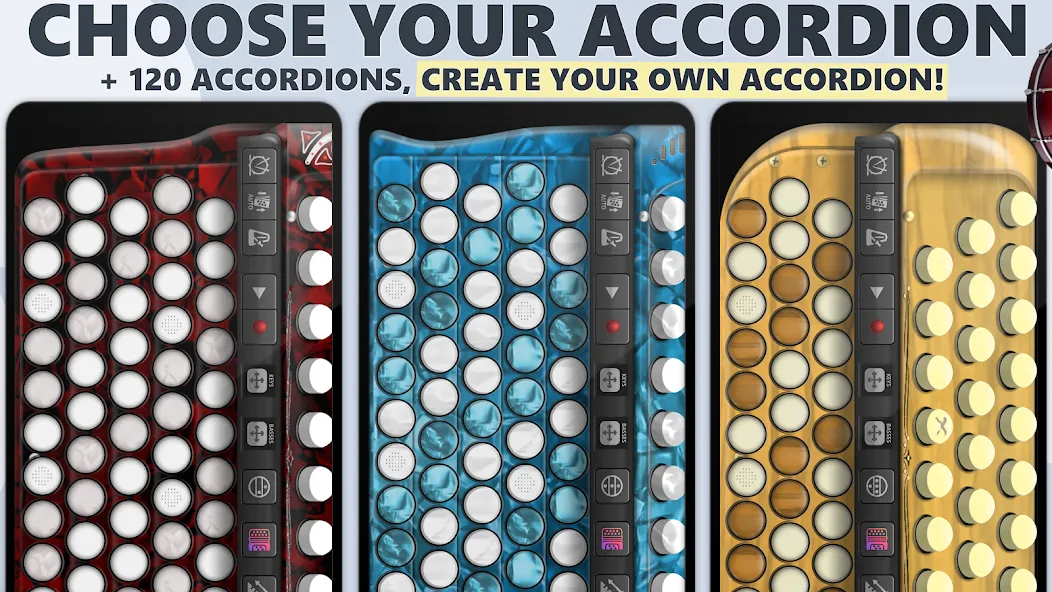 Accordion Chromatic Button (Аккордеон с хроматическими кнопками)  [МОД Unlimited Money] Screenshot 2