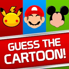 Взлом Guess the Cartoon Character (Догадайтесь кто из мультяшного персонажа)  [МОД Все открыто] - полная версия apk на Андроид