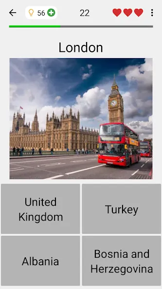 Capitals of the World - Quiz  [МОД Много денег] Screenshot 1
