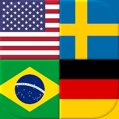 Скачать взломанную Flags of All World Countries  [МОД Бесконечные монеты] - последняя версия apk на Андроид