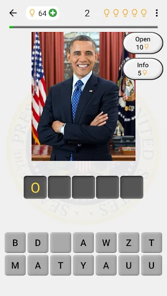 US Presidents and History Quiz  [МОД Menu] Screenshot 1