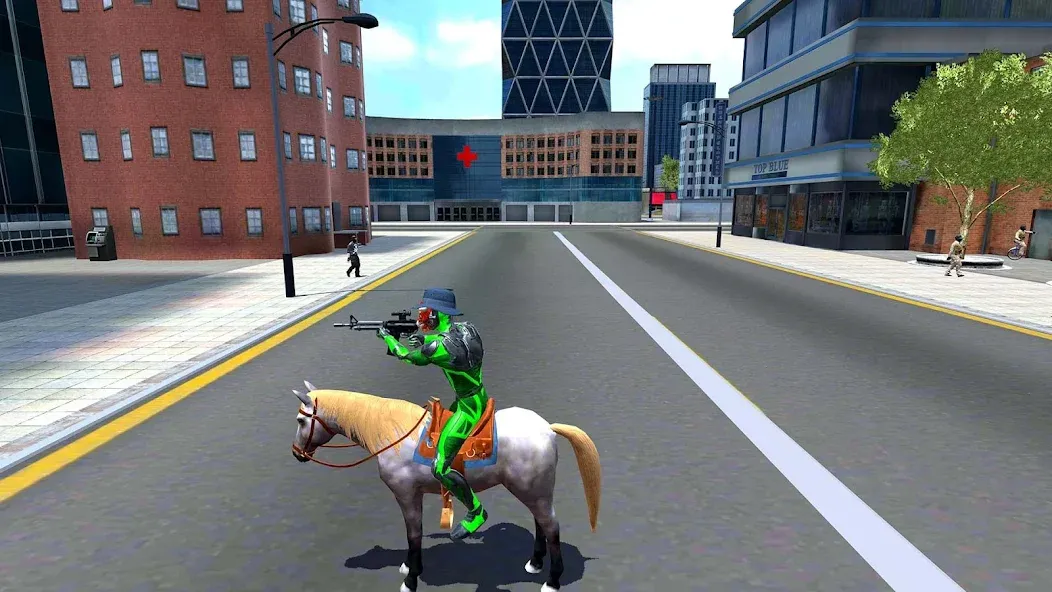 Rope Frog Ninja Hero Car Vegas (Роуп Фрог Ниндзя Герой Кар Вегас)  [МОД Все открыто] Screenshot 5