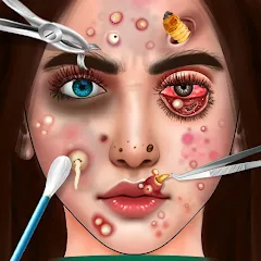 Взломанная ASMR Doctor Makeup Salon games (АСМР)  [МОД Menu] - последняя версия apk на Андроид