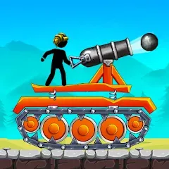 Скачать взлом The Tank: Stick pocket hill (Зе Тенк)  [МОД Много денег] - стабильная версия apk на Андроид