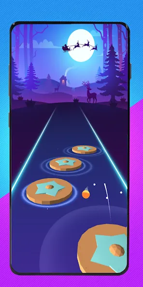 Cartoon cat - Hop tiles rush (Картун кэт)  [МОД Меню] Screenshot 2