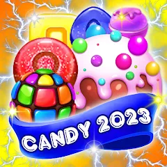 Скачать взломанную Candy 2024-Candy Match 3 Game (Кэнди 2023)  [МОД Много денег] - стабильная версия apk на Андроид