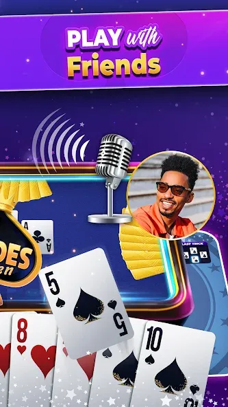 VIP Spades - Online Card Game (ВИП Спейдс)  [МОД Меню] Screenshot 3
