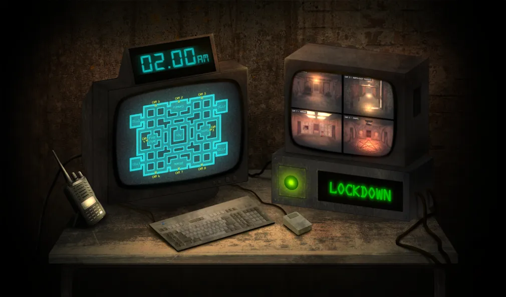 Asylum Night Shift 2 (Азайлум Найт Шифт 2)  [МОД Бесконечные монеты] Screenshot 1