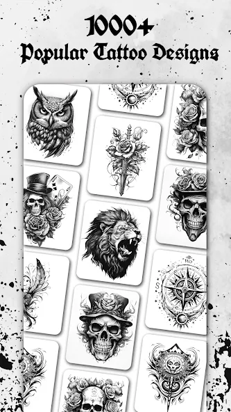 Tattoo Coloring games  [МОД Бесконечные деньги] Screenshot 2
