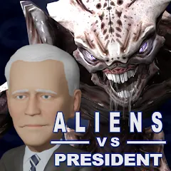 Скачать взлом Aliens vs President (Элиены против Президента)  [МОД Menu] - стабильная версия apk на Андроид