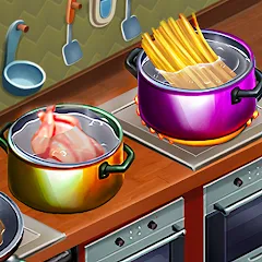 Взлом Cooking Team: Restaurant Games  [МОД Бесконечные монеты] - последняя версия apk на Андроид