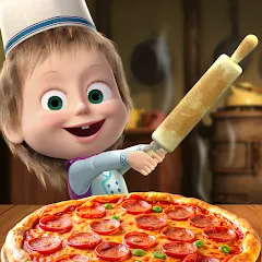 Скачать взлом Masha and the Bear Pizza Maker  [МОД Menu] - стабильная версия apk на Андроид