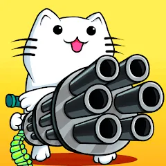 Скачать взломанную Stickman Cat Gun offline games  [МОД Unlocked] - полная версия apk на Андроид