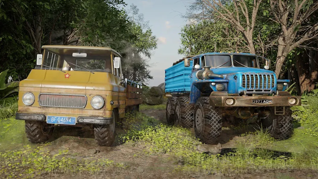 Offroad Mud Truck Driving Sim  [МОД Unlimited Money] Screenshot 3