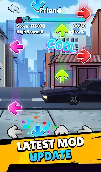 Music Rap Time Battle (Фанкин Музыка)  [МОД Unlocked] Screenshot 1