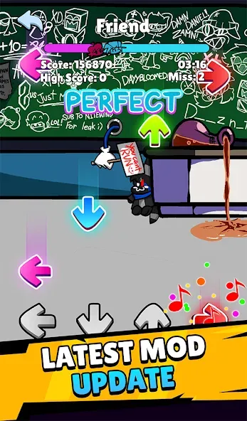 Music Rap Time Battle (Фанкин Музыка)  [МОД Unlocked] Screenshot 3