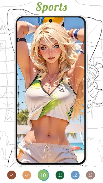 Coloring Games-Color By Number  [МОД Menu] Screenshot 5