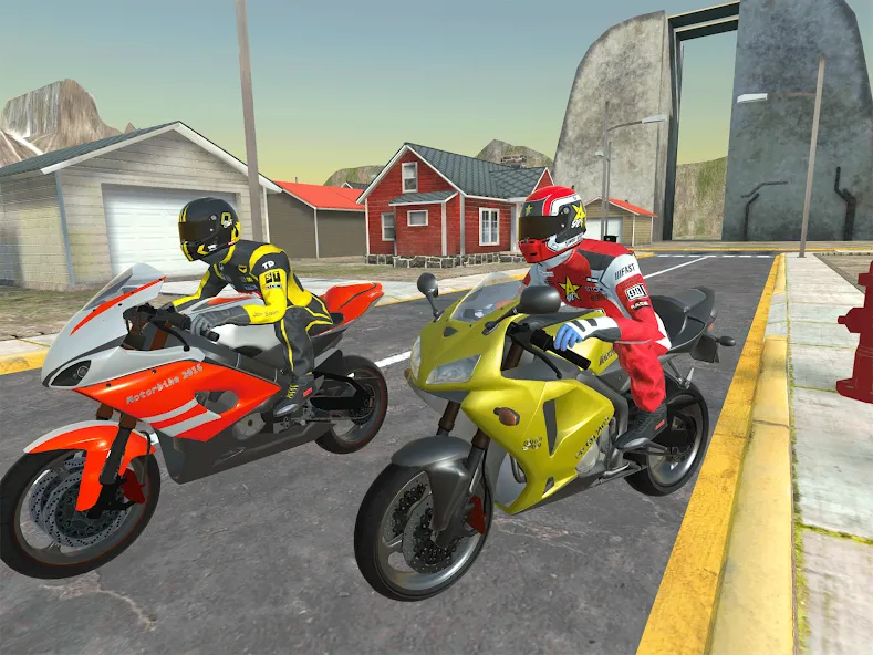 Moto bike Driving: Mega Ramp  [МОД Много денег] Screenshot 2