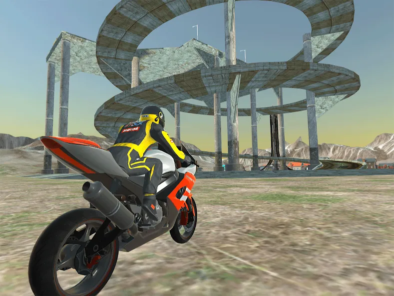 Moto bike Driving: Mega Ramp  [МОД Много денег] Screenshot 3